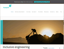 Tablet Screenshot of katalytik.co.uk
